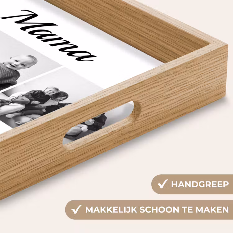 Gepersonaliseerd dienblad - Mama - Fotocollage — 5