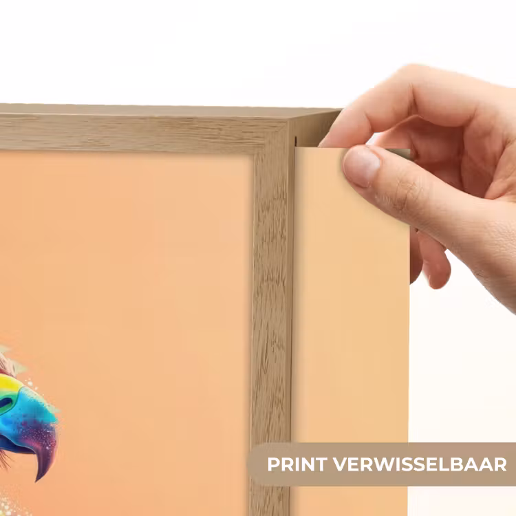 Lightbox - Wandlamp kinderkamer met naam - Arend - Vogel - Kleurrijk - Dier — 5