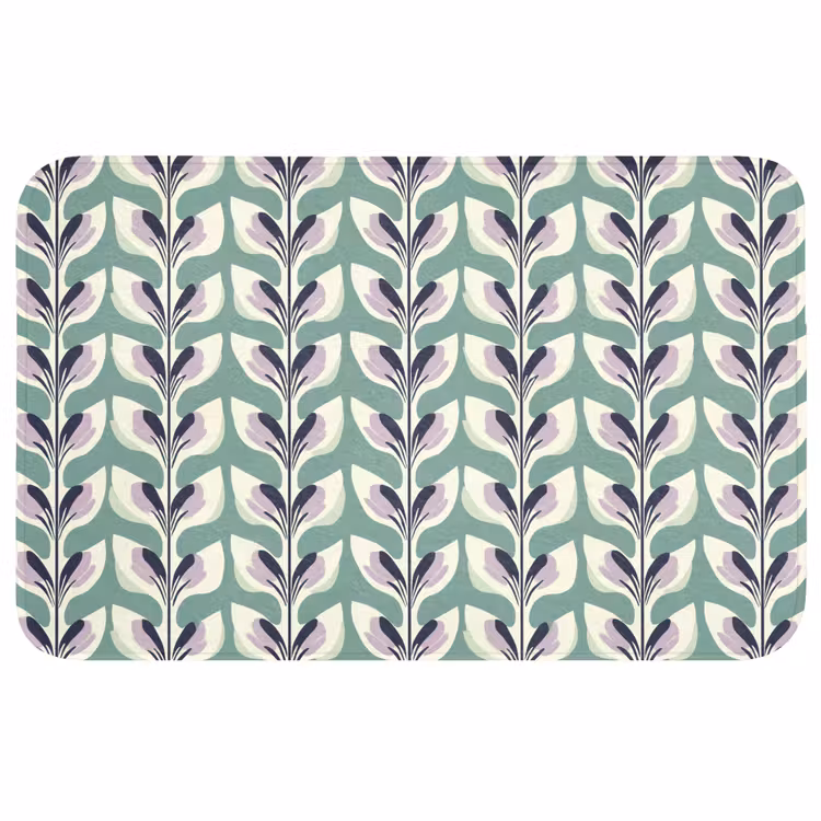 Wc Mat - Retro - Modern - Groen — 1
