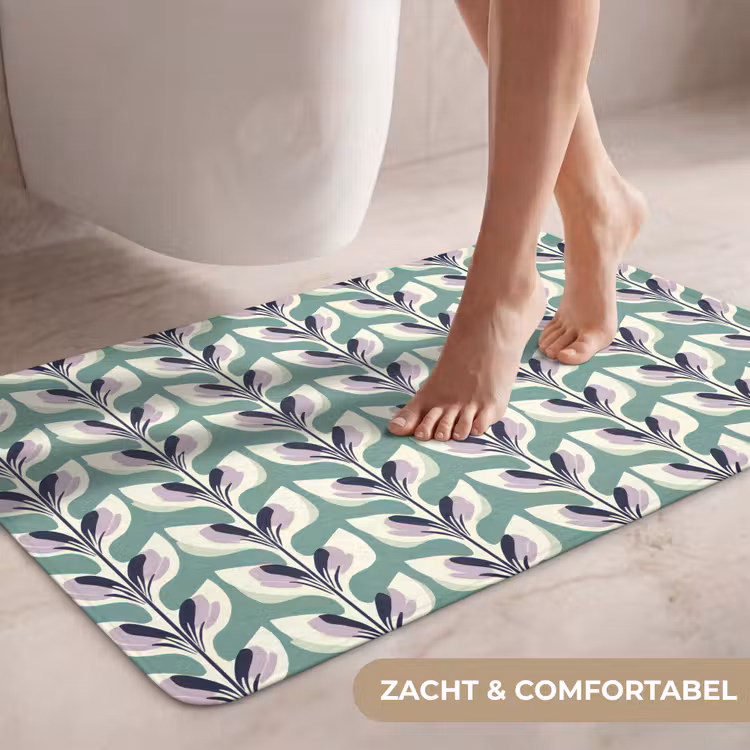 Wc Mat - Retro - Modern - Groen — 7