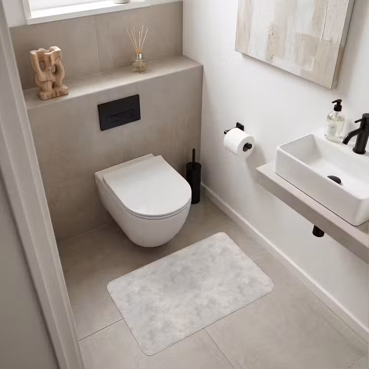 Wc Mat - Grijs - Beton - Industrieel — 6