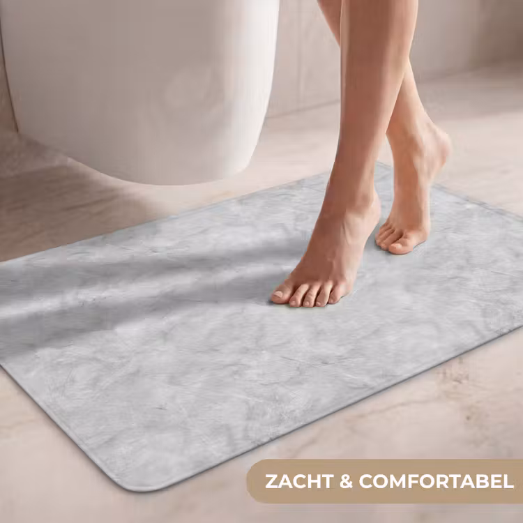 Wc Mat - Grijs - Marmer - Mat — 7
