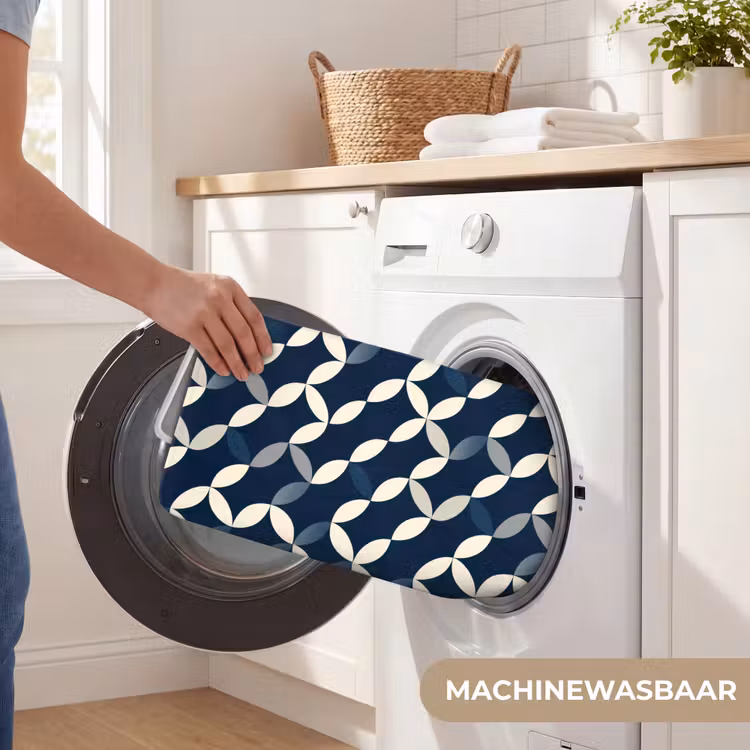 Wc Mat - Abstract - Patroon - Blauw — 5
