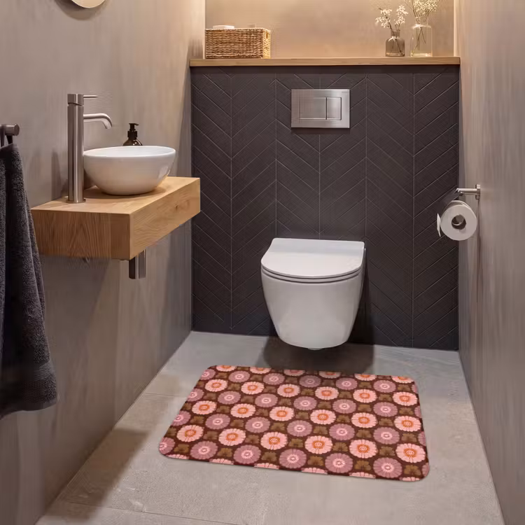 Wc Mat - Retro - Madelief - Roze — 2