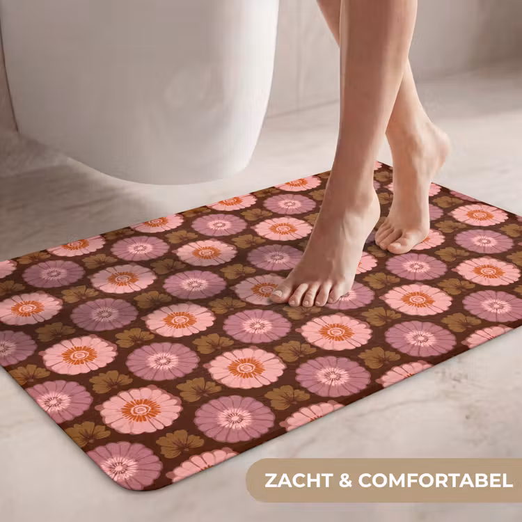 Wc Mat - Retro - Madelief - Roze — 7
