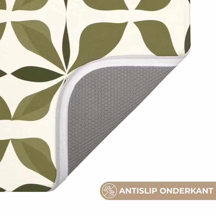 Wc Mat - Botanisch - Retro - Groen — 3