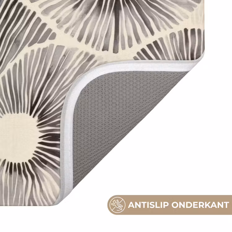 Wc Mat - Cirkels - Patroon - Zwart — 3