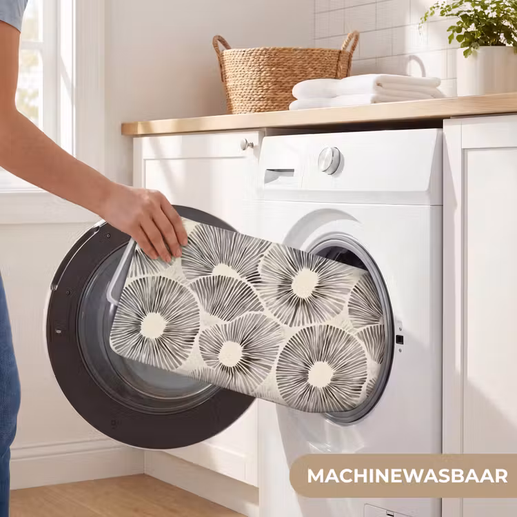 Wc Mat - Cirkels - Patroon - Zwart — 5