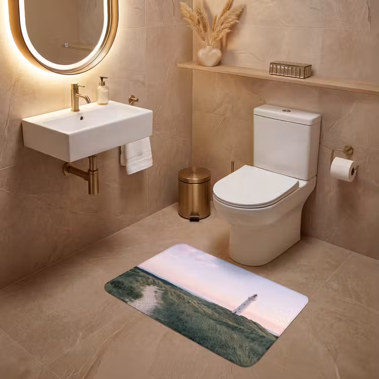 Wc Mat - Vuurtoren - Duinlandschap - Zee — 4