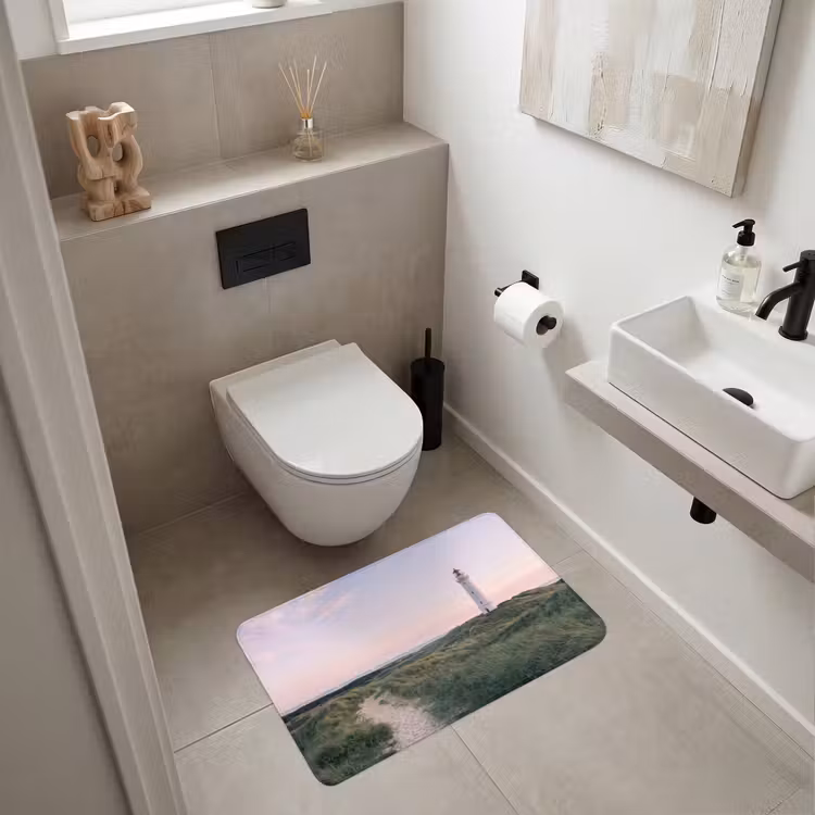 Wc Mat - Vuurtoren - Duinlandschap - Zee — 6