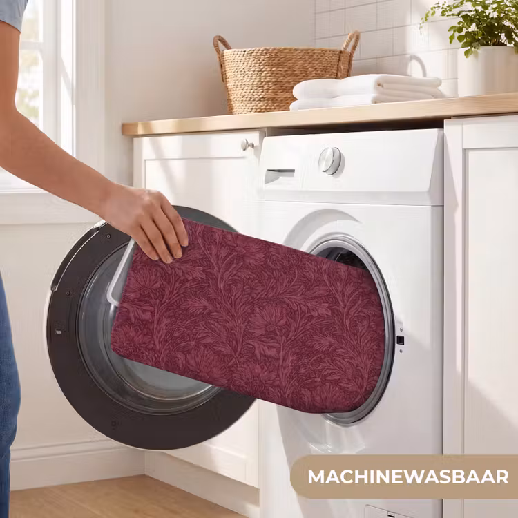 Wc Mat - Bladeren - Patroon - Paars — 5