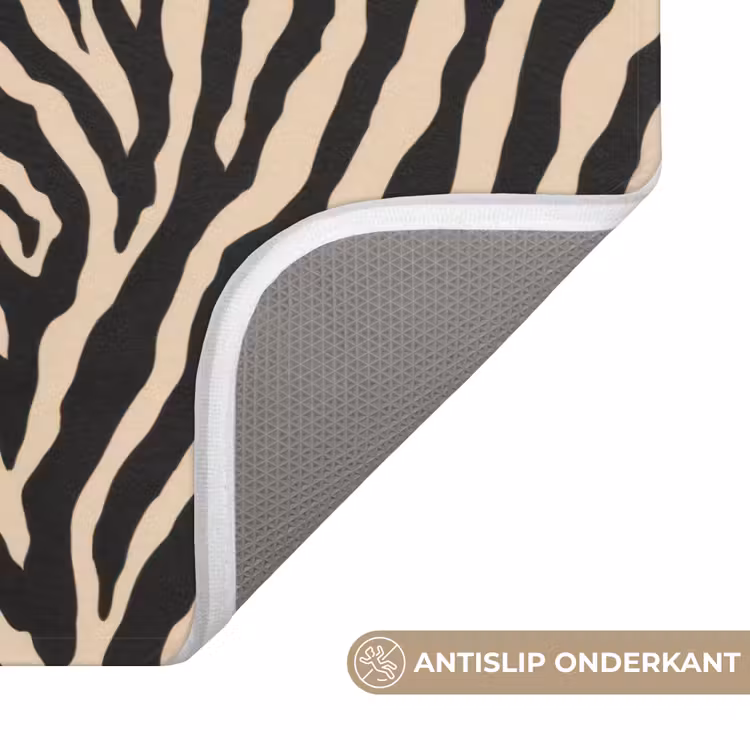 Wc Mat - Zebra - Klassiek - Zwart — 3