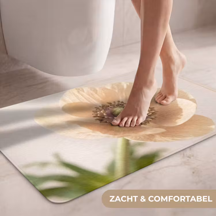 Wc Mat - Bloem - Minimalistisch - Groen — 7