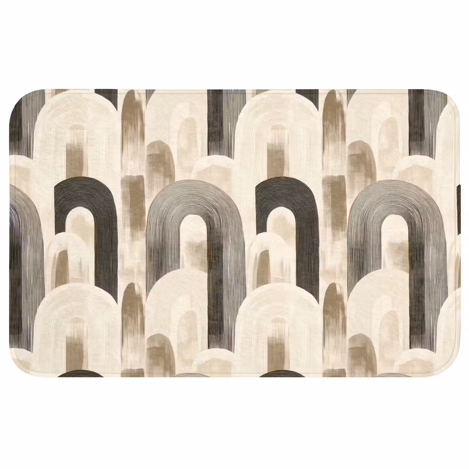 Wc Mat - Abstract - Patroon - Bogen — 1