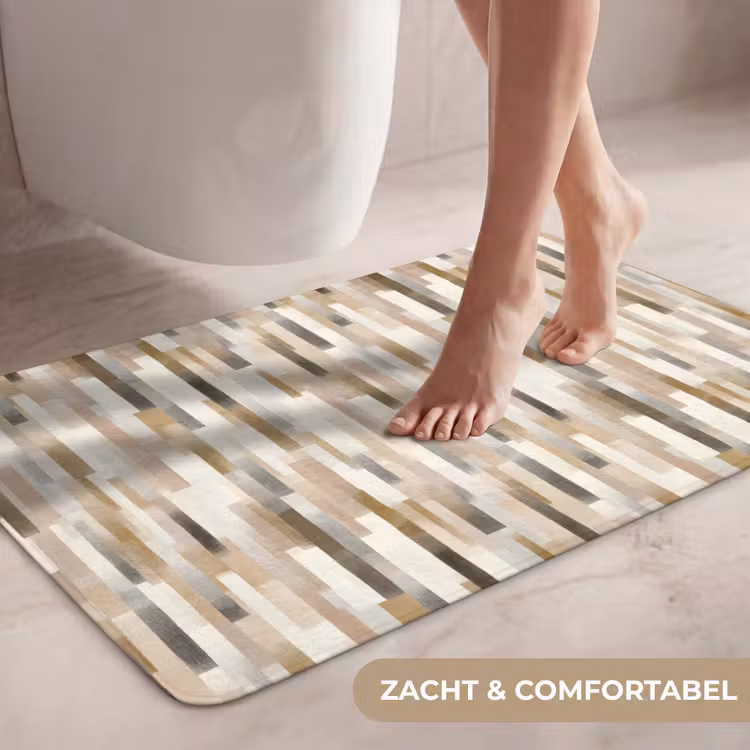 Wc Mat - Abstract - Patroon - Kwaststreken — 7