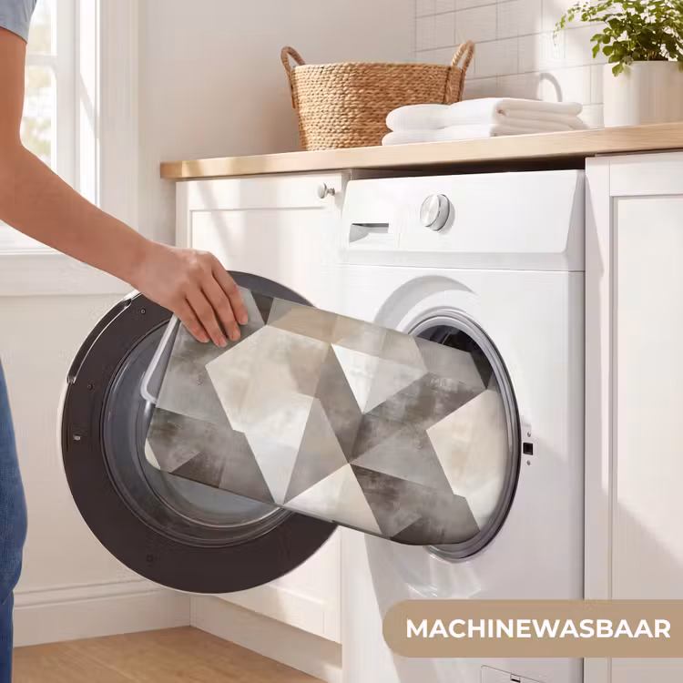 Wc Mat - Geometrisch - Motief - Aardetinten — 5