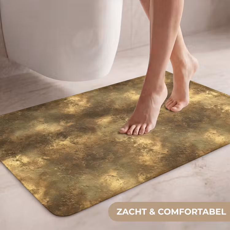 Wc Mat - Antiek - Metaallook - Goud — 7