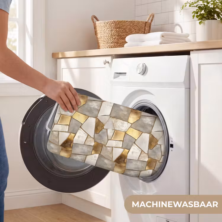 Wc Mat - Mozaïek - Marmer - Goud — 5