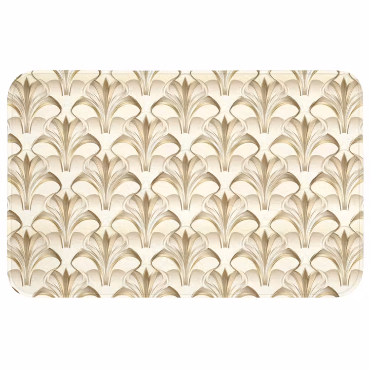 Wc Mat - Ornament - Barok - Goud — 1