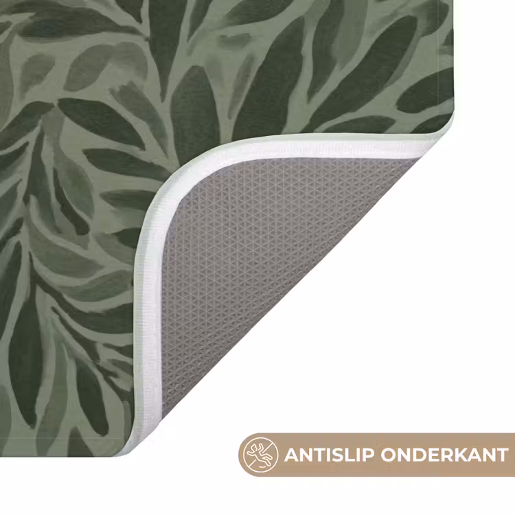 Wc Mat - Bladeren - Organisch - Groen — 3