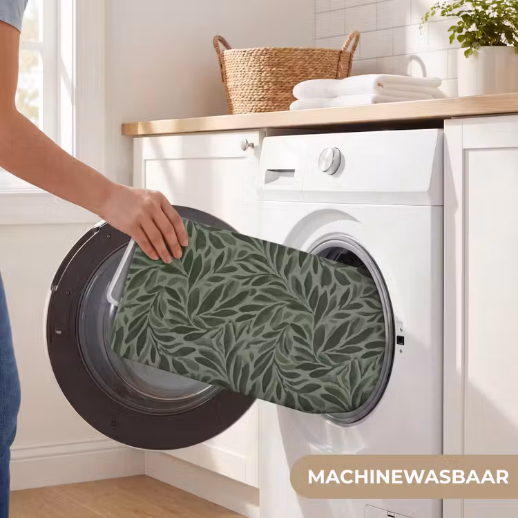 Wc Mat - Bladeren - Organisch - Groen — 5