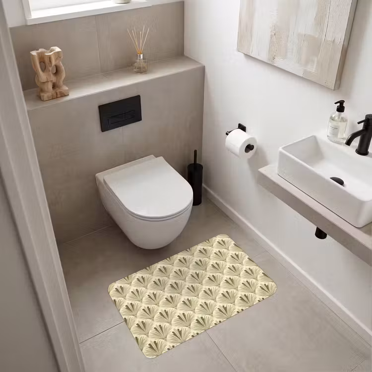 Wc Mat - Klassiek - Waaier - Groen — 6