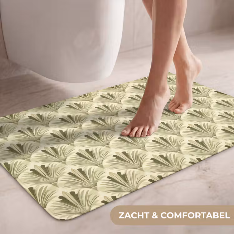 Wc Mat - Klassiek - Waaier - Groen — 7