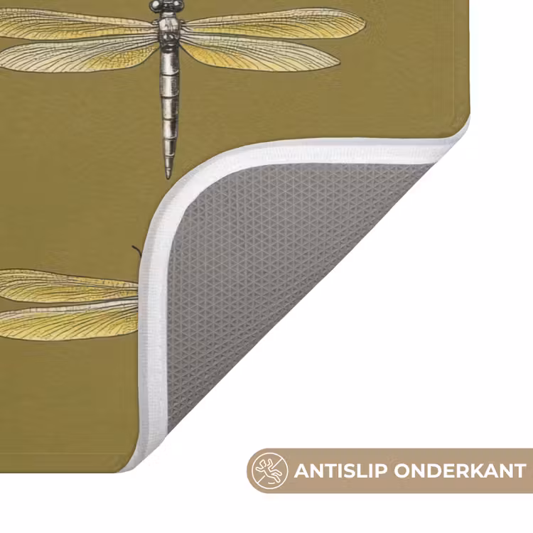 Wc Mat - Libellen - Patroon - Groen — 3