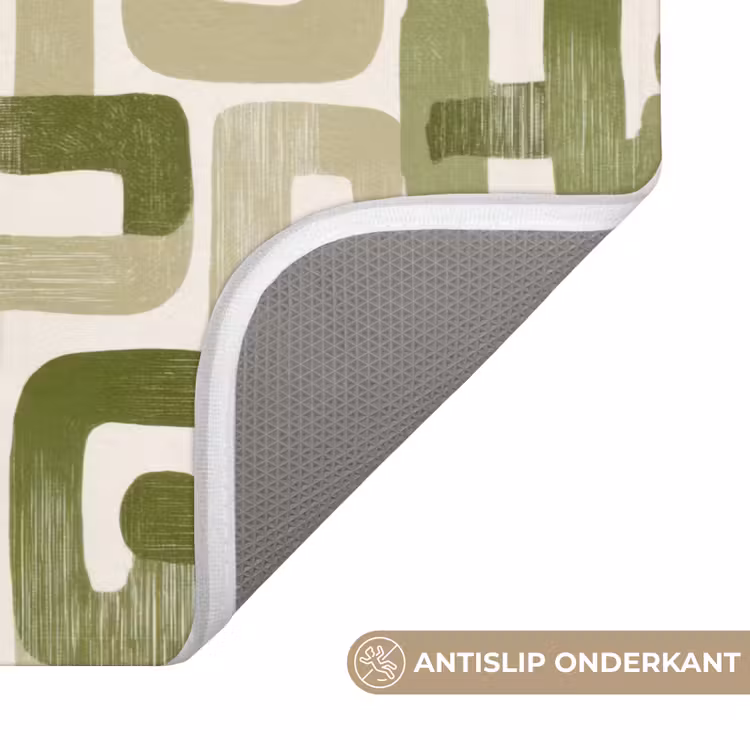 Wc Mat - Modern - Grafisch - Groen — 3