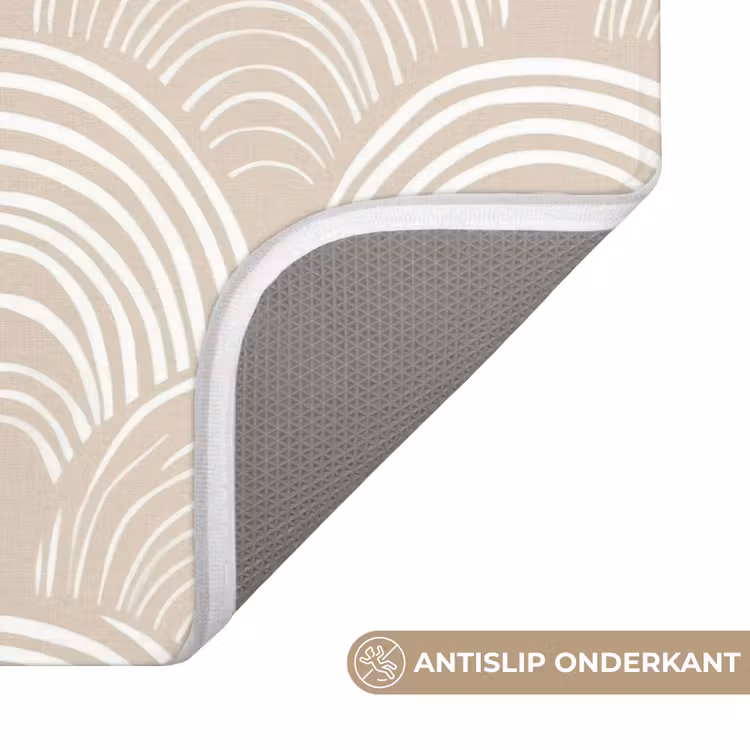Wc Mat - Golven - Structuur - Beige — 3