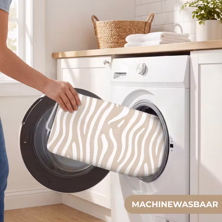Wc Mat - Abstract - Zebra - Beige — 5