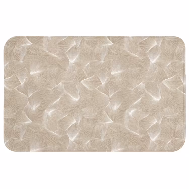 Wc Mat - Organisch - Textuur - Beige — 1