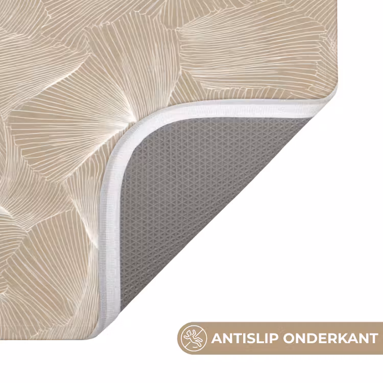 Wc Mat - Organisch - Textuur - Beige — 3