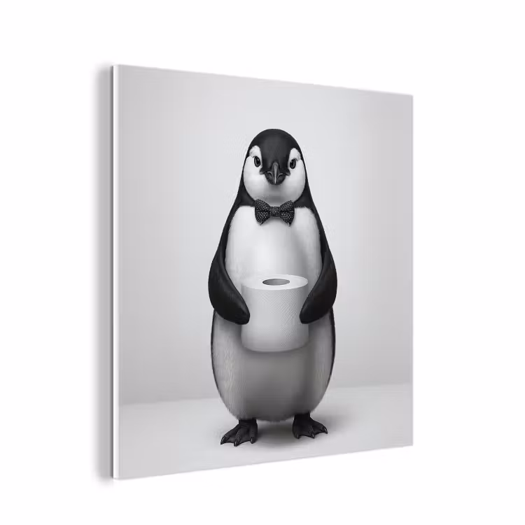 Forex - Pinguïn - WC rol - Wit — 1