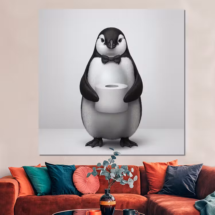 Forex - Pinguïn - WC rol - Wit — 3