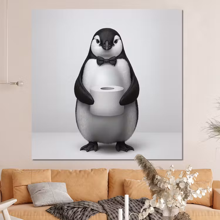Forex - Pinguïn - WC rol - Wit — 4