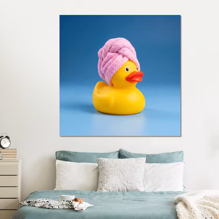 Forex - Badeend - Handdoek - Blauw — 2
