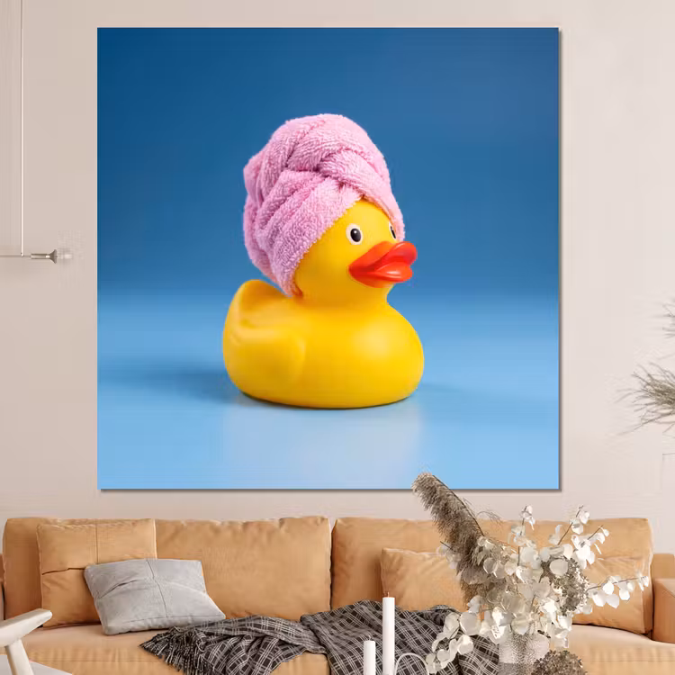 Forex - Badeend - Handdoek - Blauw — 4