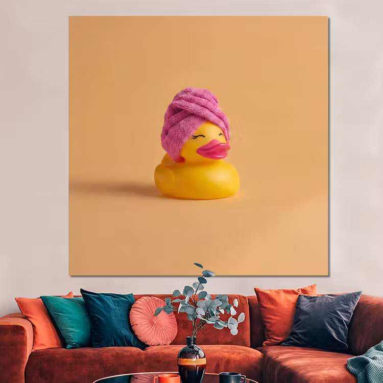 Forex - Badeend - Handdoek - Kleurrijk — 3