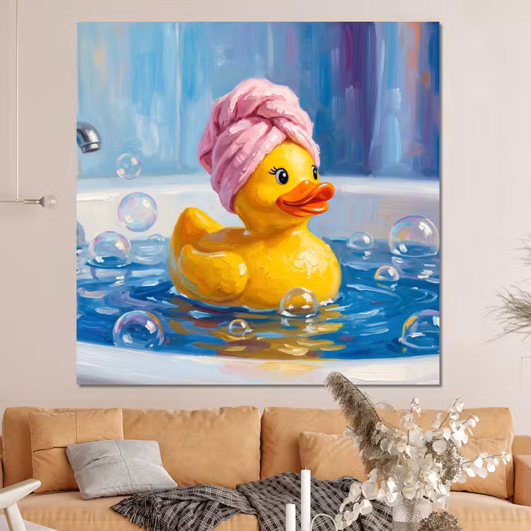 Forex - Creatief - Badeend - Kleurrijk — 4