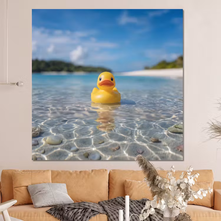 Forex - Tropisch - Badeend - geel — 4