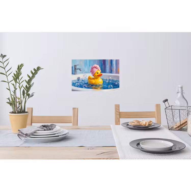 Muursticker - Creatief - Badeend - Kleurrijk — 3
