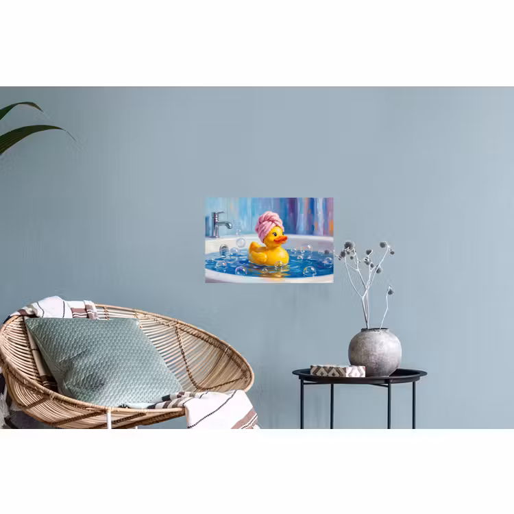 Muursticker - Creatief - Badeend - Kleurrijk — 4
