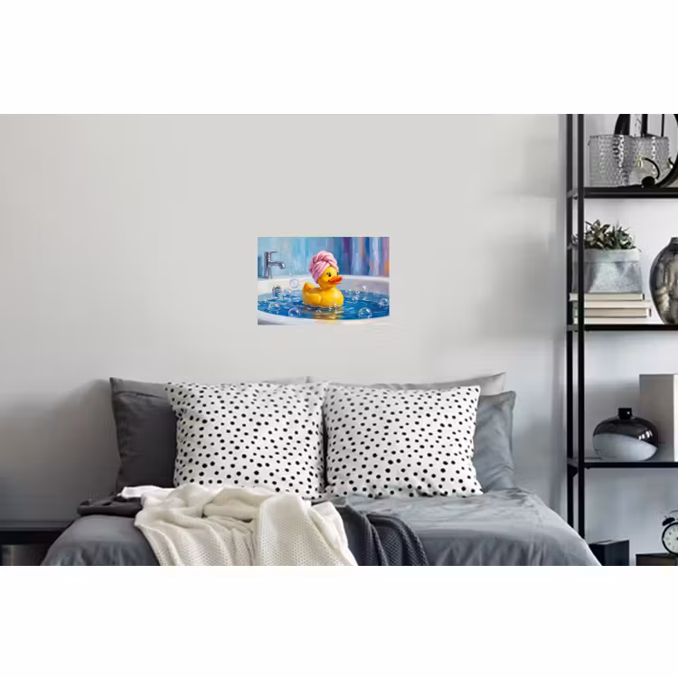 Muursticker - Creatief - Badeend - Kleurrijk — 5