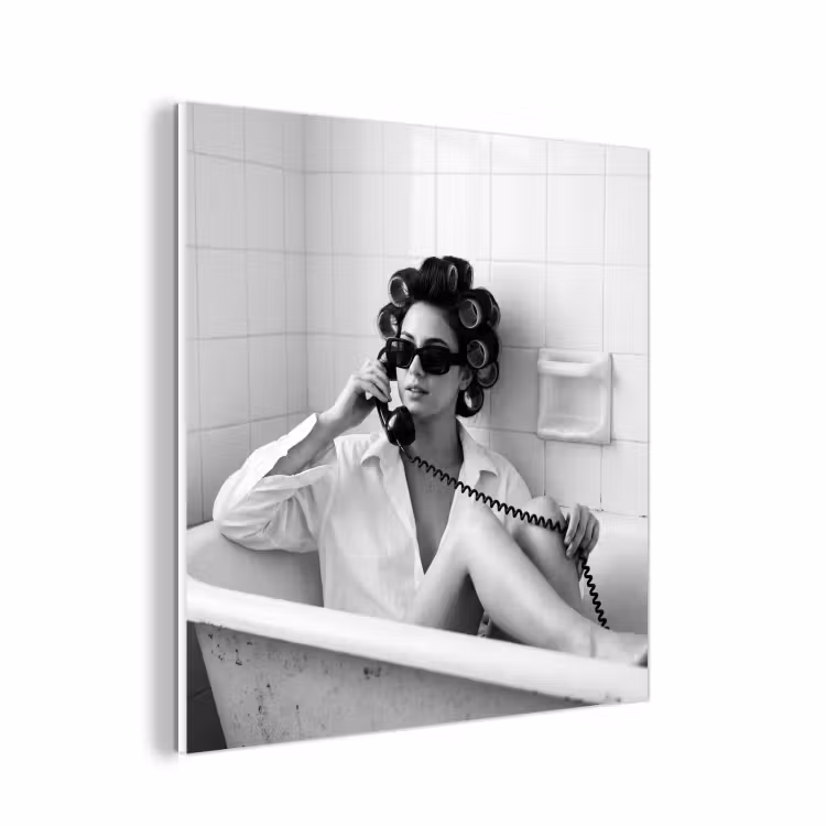Forex - Bad - Vrouw - Zwart - Wit — 1