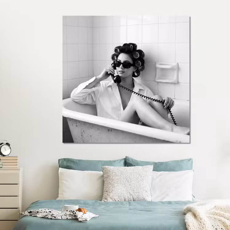 Forex - Bad - Vrouw - Zwart - Wit — 2
