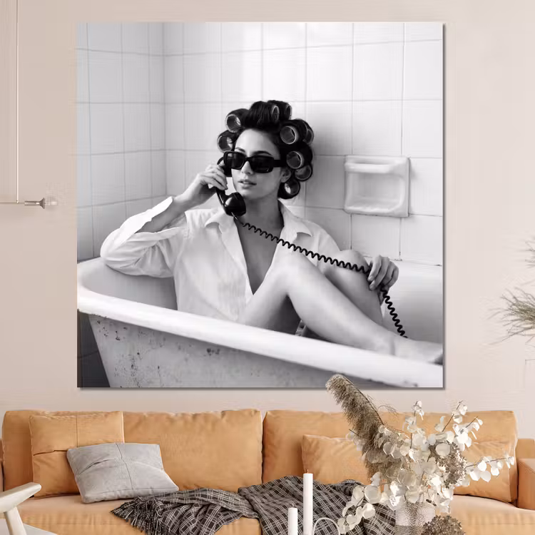 Forex - Bad - Vrouw - Zwart - Wit — 4