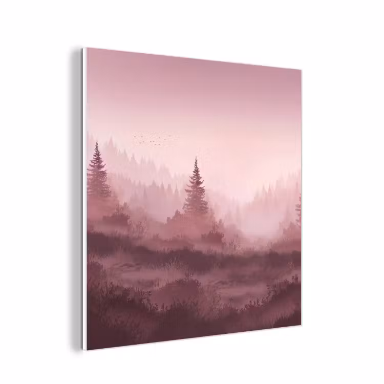 Forex - Landschap - Mistig - Roze — 1