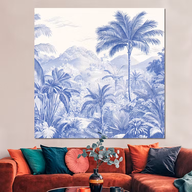 Forex - Tropisch - Jungle - Blauw — 3