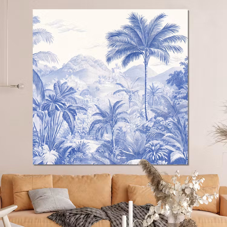 Forex - Tropisch - Jungle - Blauw — 4